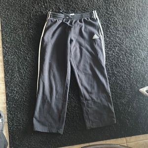 Adidas black sweat pants baggy fit